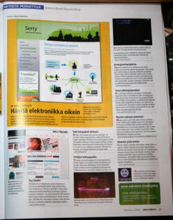 Finnish computer mag inside