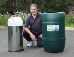 Torch bin and tank