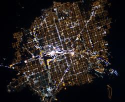 Vegas from ISS